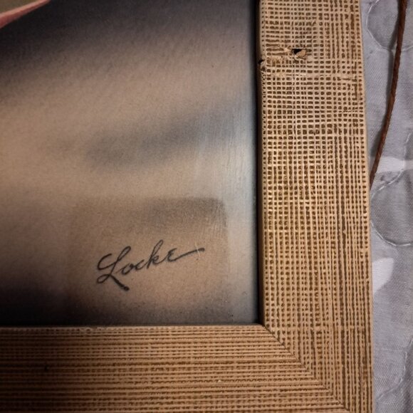 Vintage prints set of 2 1950s signed Locke 15" x 18" - Picture 5 of 5